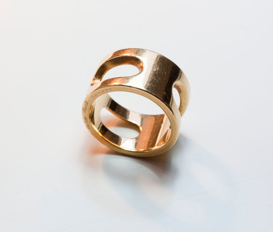 CARTIER PARIS Gold Band Ring