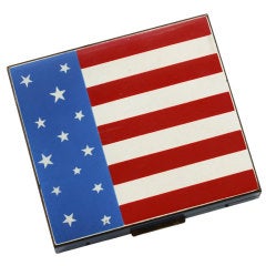 CARTIER Stars & Stripes Patriotic Cigarette Box