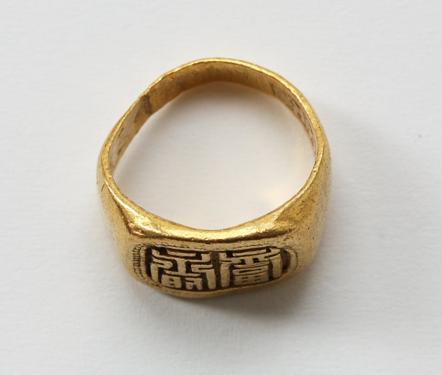 lucky gold ring