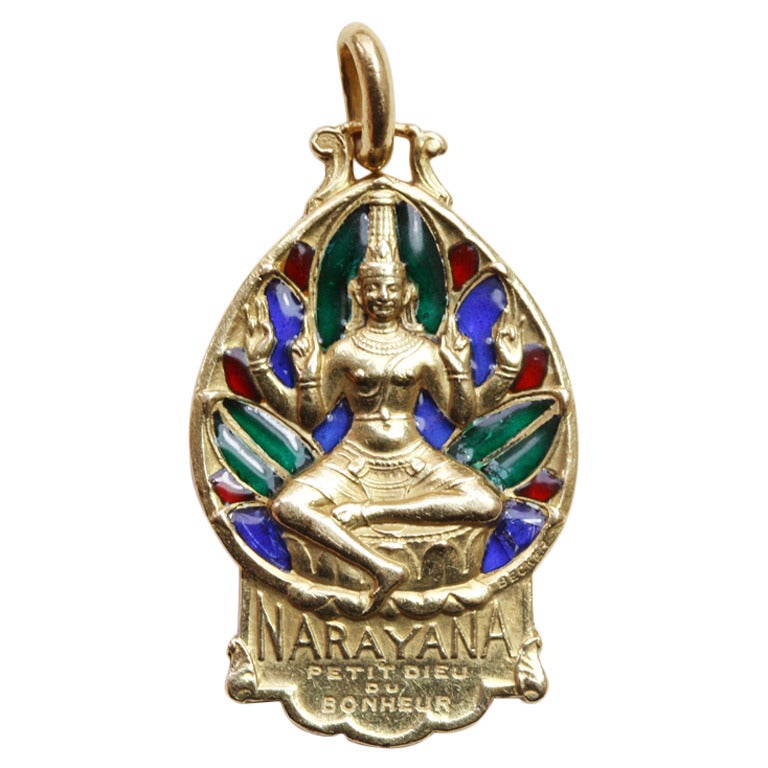 Edmund-Henri Becker Pendentif Lucky Vishnu