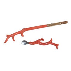 Georgian coral writing set