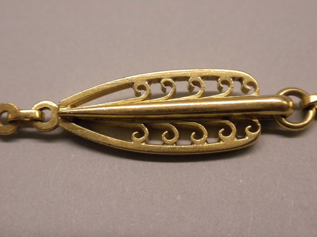 Antique French Gold 62 Inch Chain, Circa 1900 2
