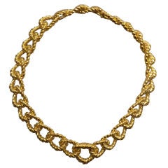 DAVID WEBB Gold Necklace