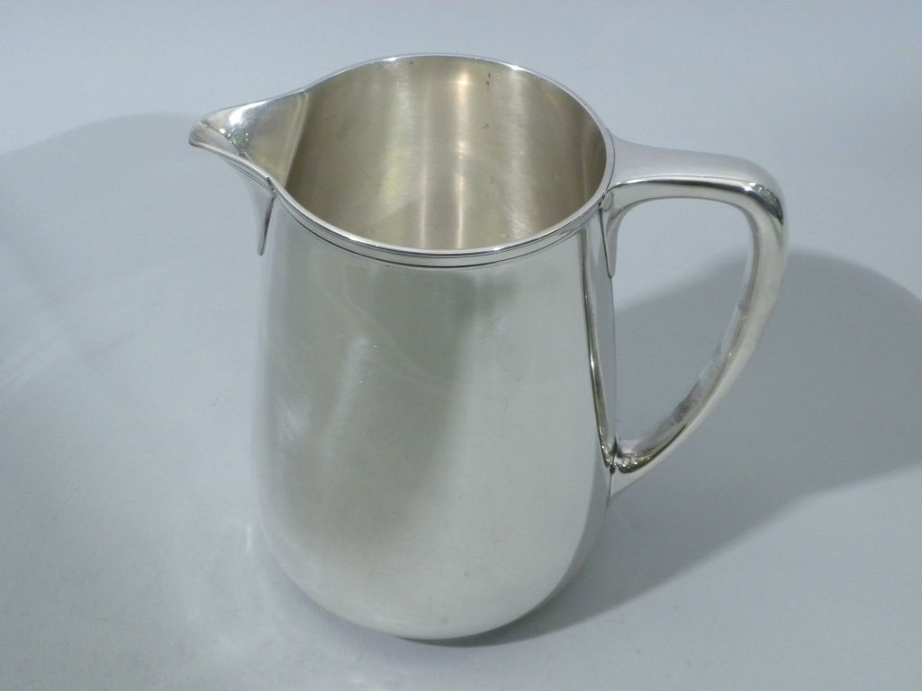 Art Deco TIFFANY & CO. Sterling Silver Water Pitcher, Circa 1920