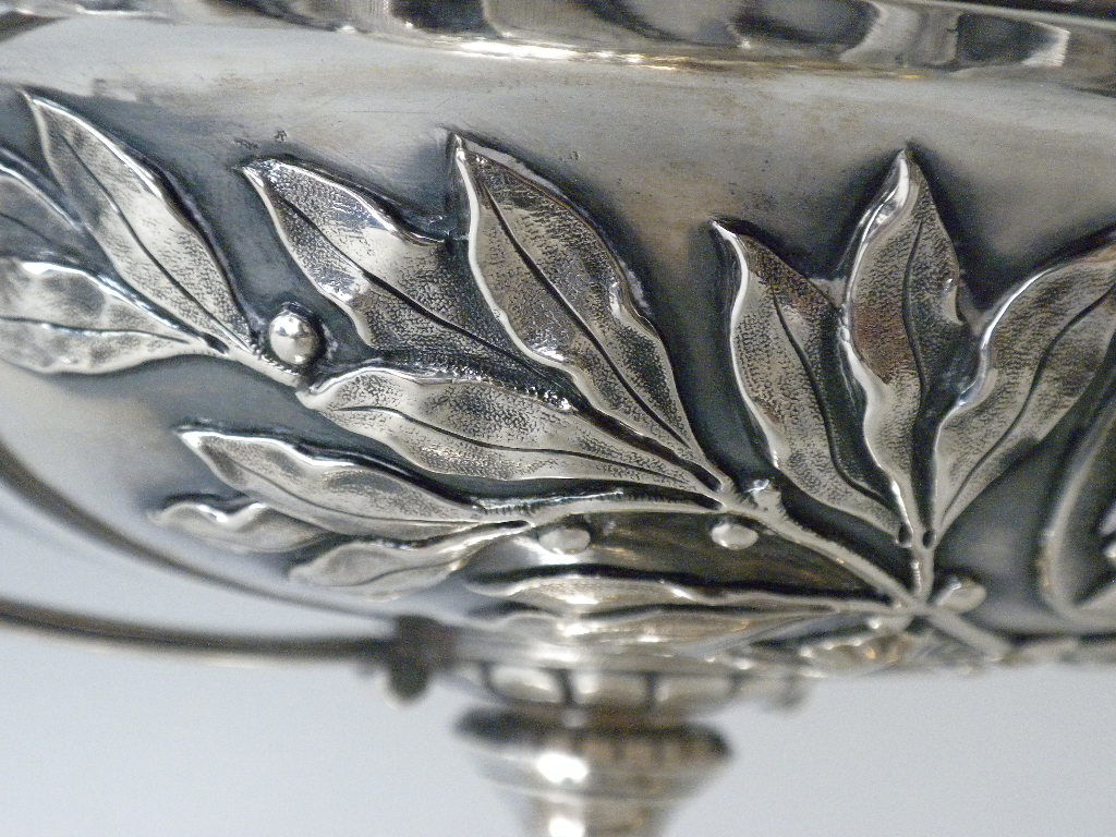 Women's or Men's Antique TIFFANY & CO Sterling Compote, New York, Circa 1855
