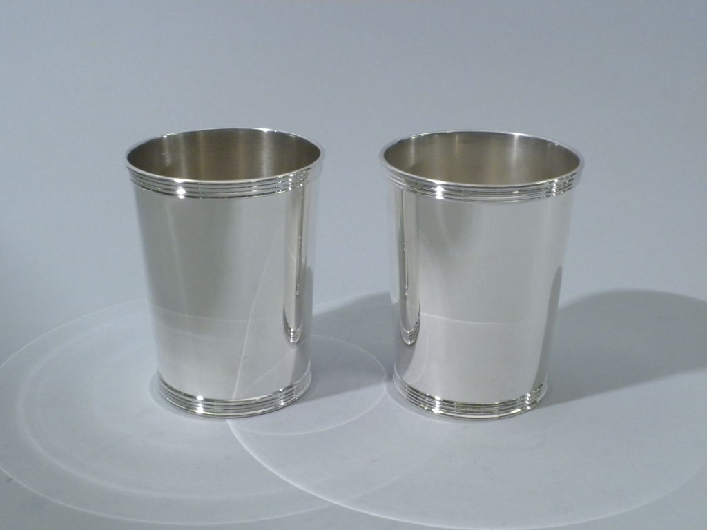 Pair of Sterling Silver Mint Julep Cups, Circa 1950