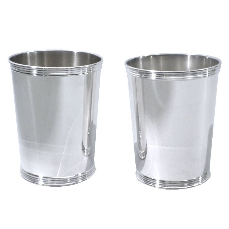Pair of Sterling Silver Mint Julep Cups, Circa 1950 at 1stDibs