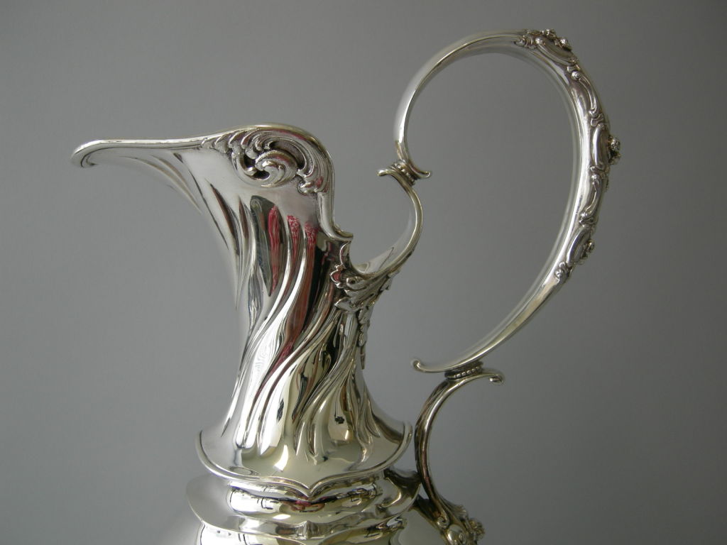 Sterling Silver  Antique Tiffany & Co Sterling Ewer, 1895