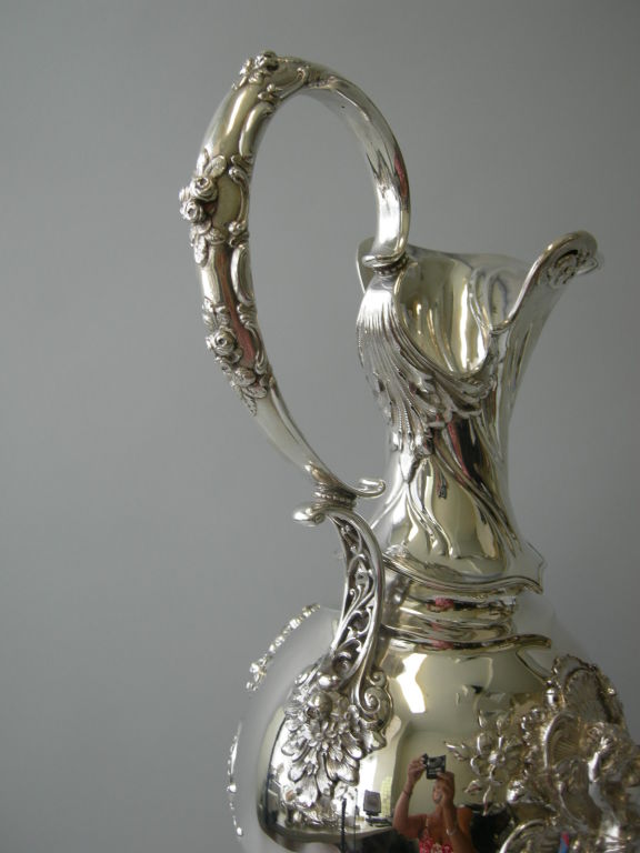  Antique Tiffany & Co Sterling Ewer, 1895 1