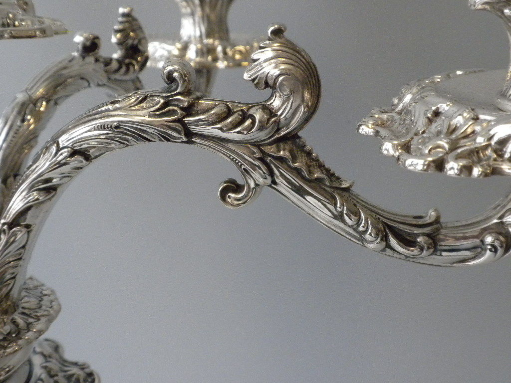 Pair of  Howard & Co. Sterling Candelabra 3