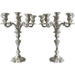 Antique Pair of  Howard & Co. Sterling Candelabra