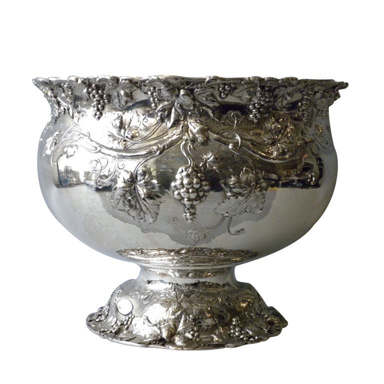  Reed & Barton Sterling Punch Bowl, Circa 1900