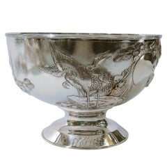 Chinese Silver Bowl With Birds Excellent Quality ZEESUN Chinese Silver Bowl With Birds Excellent Quality ZEESUN