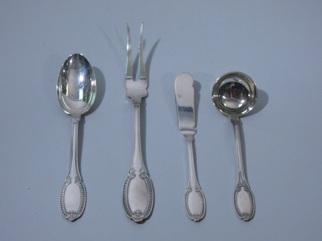 Buccellati Empire Sterling Silver Flatware Set