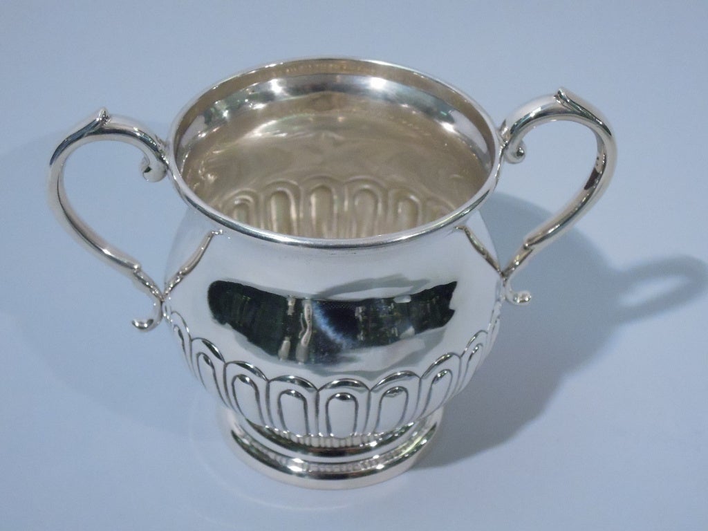 American Sterling Silver 3-Piece Coffee Service by Manchester In Excellent Condition In New York, NY