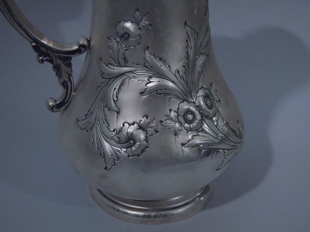 Philadelphia Coin Silver Water Pitcher C 1860 2