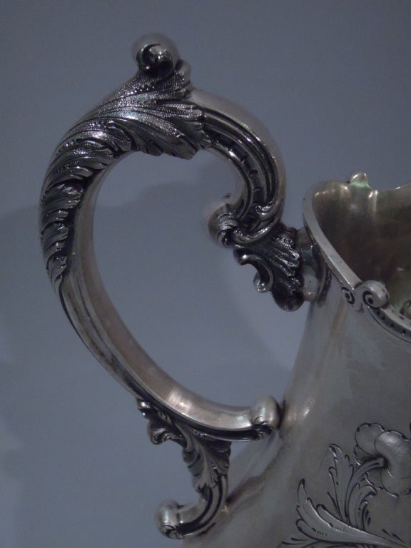 Philadelphia Coin Silver Water Pitcher C 1860 4