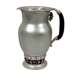 Georg Jensen Sterling Silver Water Pitcher C 1950