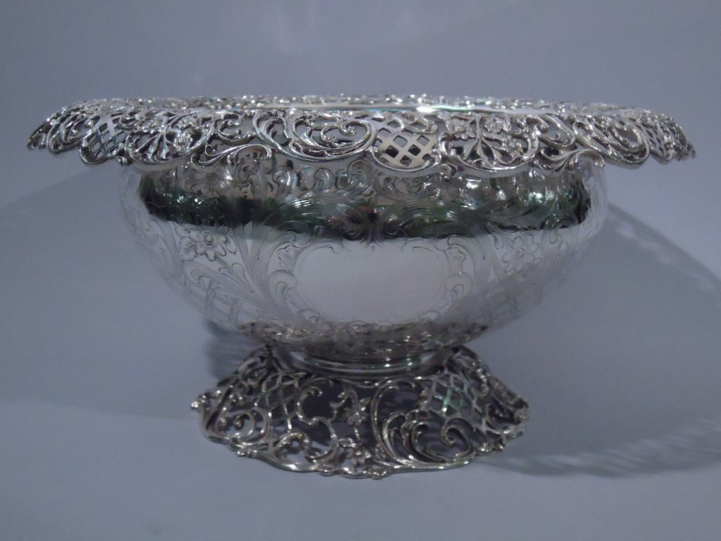 JE Caldwell Sterling Silver Punch Bowl with 10 Cups 2