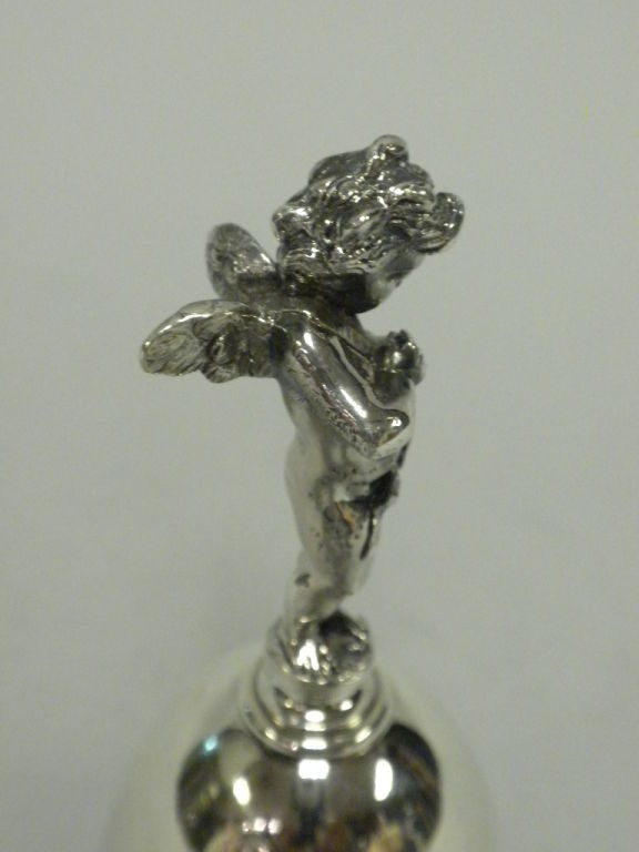 Cast Rare TIFFANY & CO. Sterling Table Bell, Circa 1865