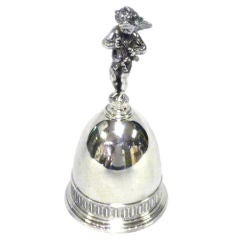Rare TIFFANY & CO. Sterling Table Bell, Circa 1865