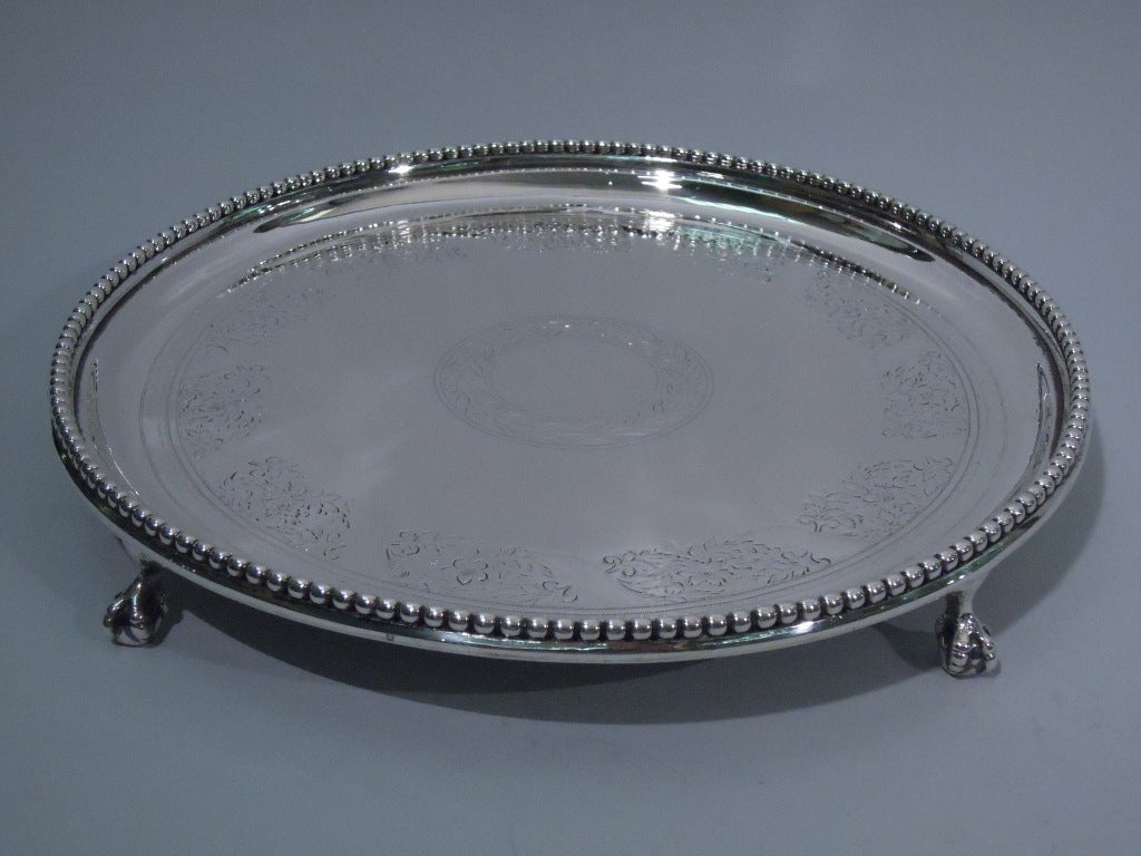 Kirk Salver - Neoclassical - American Sterling Silver - C 1890