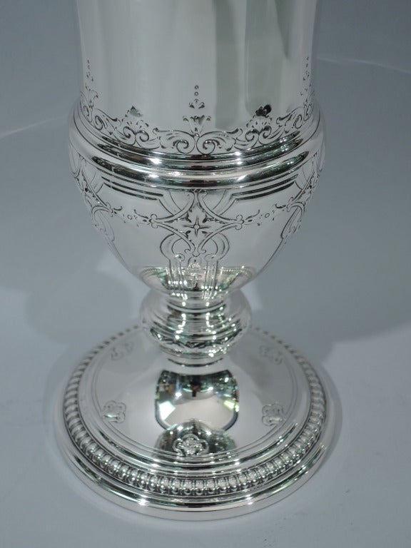 Tiffany Vase - Large & Pretty - American Sterling Silver - C 1917 2