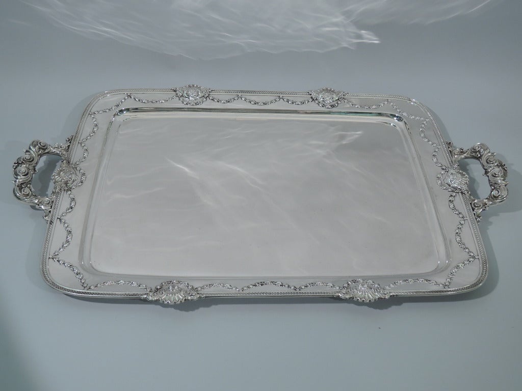 Women's or Men's Whiting Imperial Queen Sterling Silver Tea Tray 1909