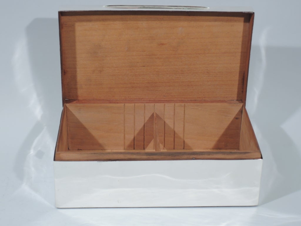 Edwardian Box - Sturdy & Functional - English London Sterling Silver - 1901 2