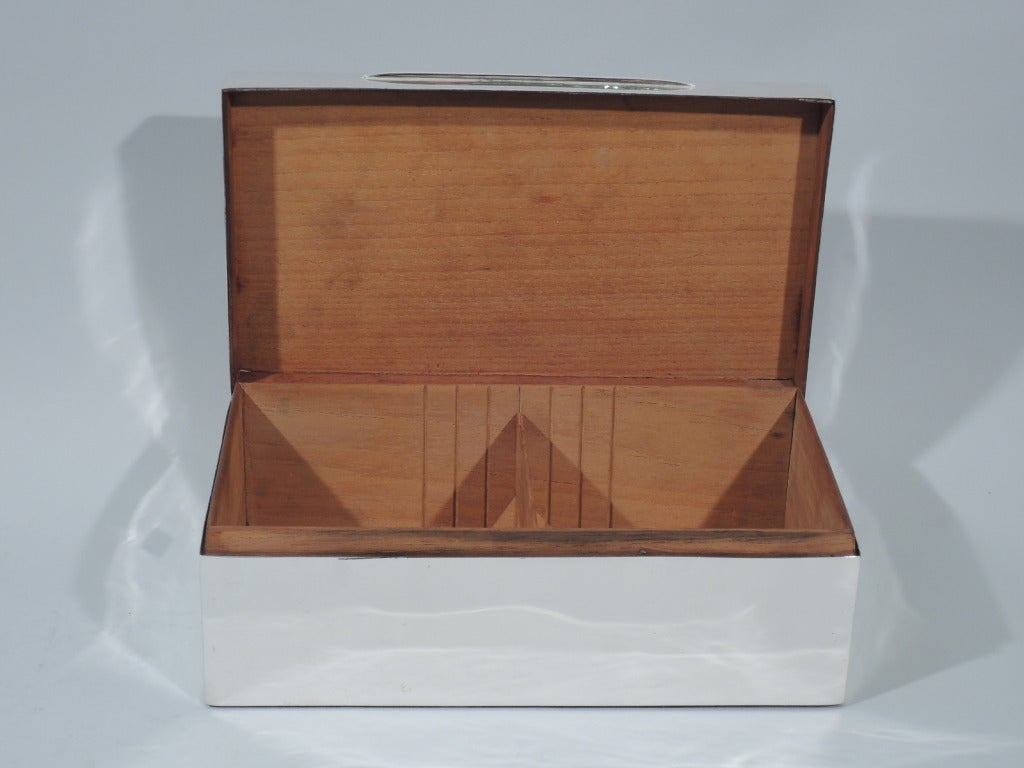 Edwardian Box - Sturdy & Functional - English London Sterling Silver - 1901 3