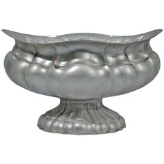 Italian Centerpiece Bowl - Hand-Hammered Silver - Made by Bruno Vitali C 1980