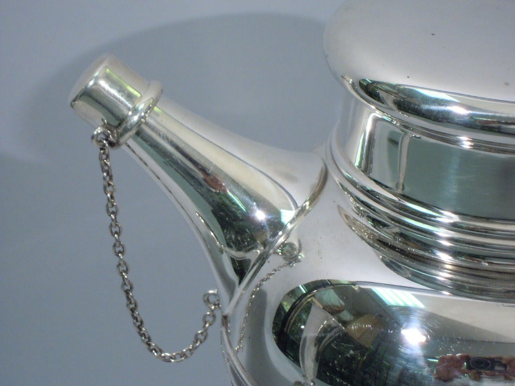 Art Deco Tiffany Cocktail Shaker - Large Party Size - American Sterling Silver - 1950
