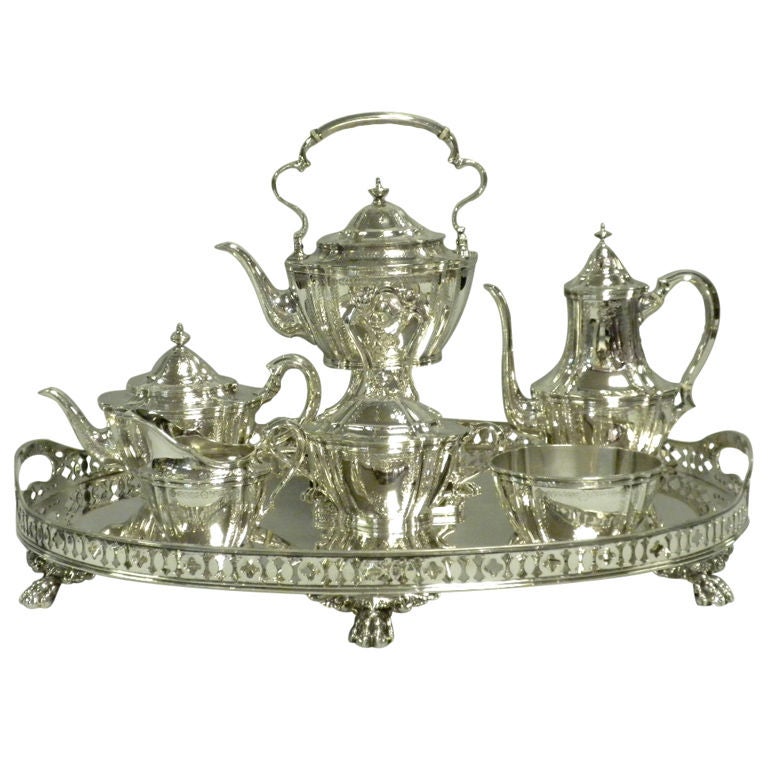 Edwardian Style TIFFANY 
CO. Tea and Coffee Set, Circa 1910