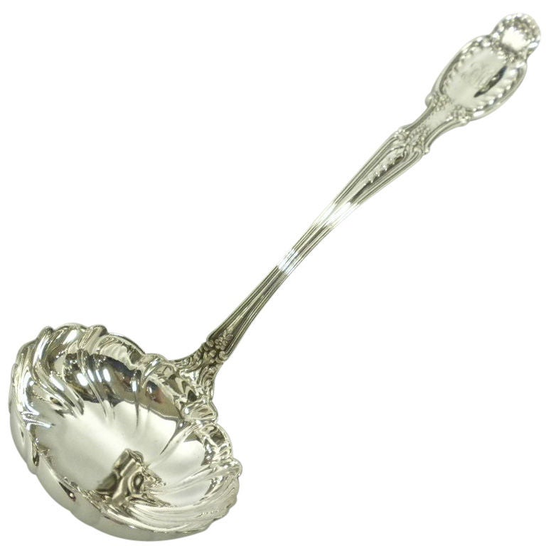 TIFFANY & CO. Richelieu Pattern Sterling Soup Ladle, Circa 1900