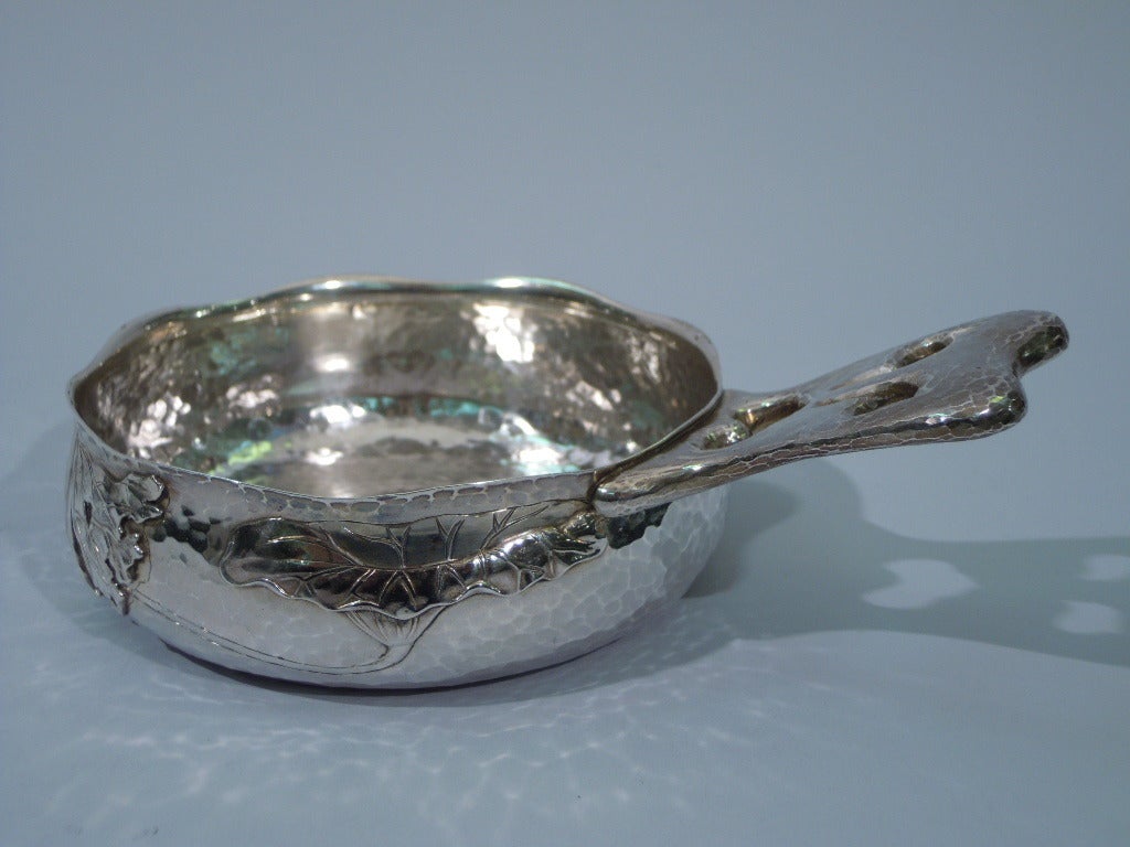 Women's or Men's Tiffany & Co. Baby Set Hand Hammered Sterling Silver in Japanese Style c1879