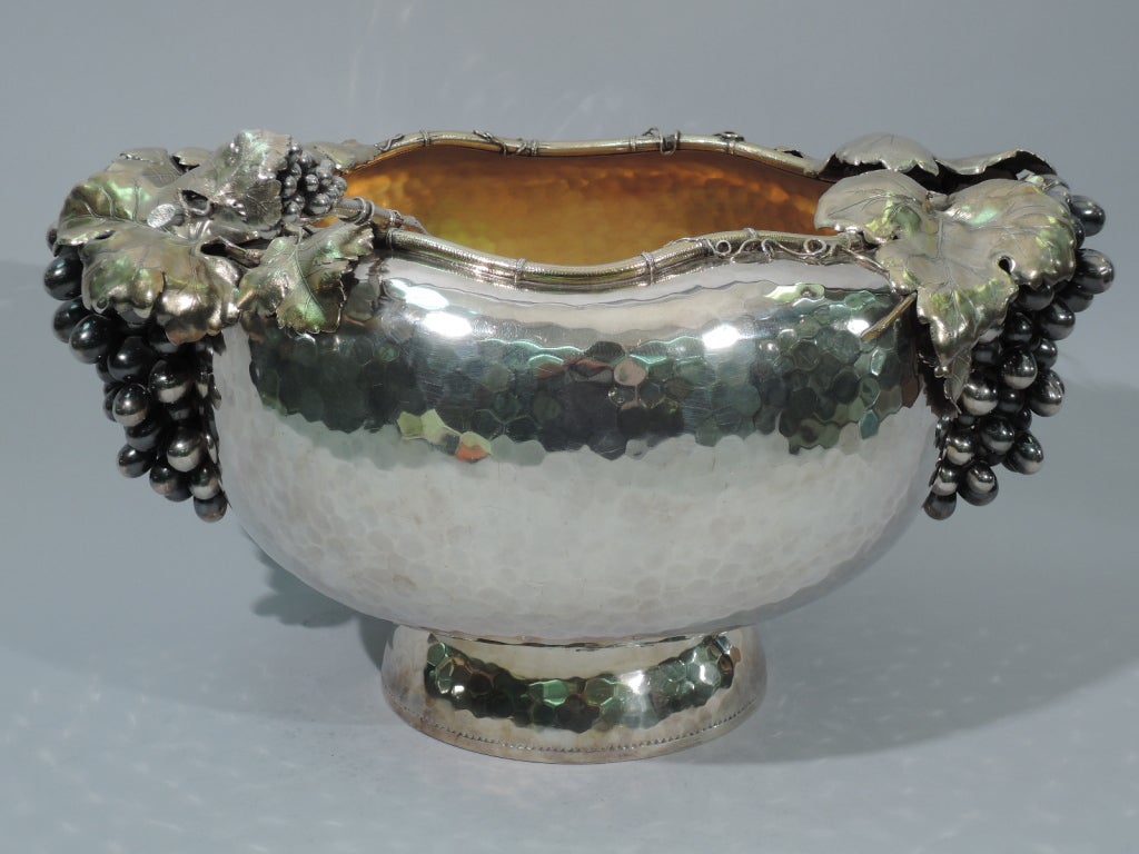 Gorham Punch Bowl with Ladle - Gilded Age - American Sterling Silver - 1881 2