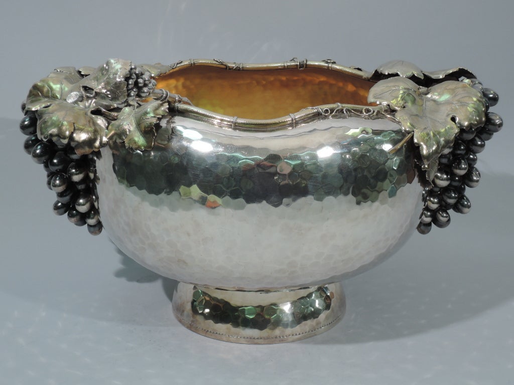 Gorham Punch Bowl with Ladle - Gilded Age - American Sterling Silver - 1881 2