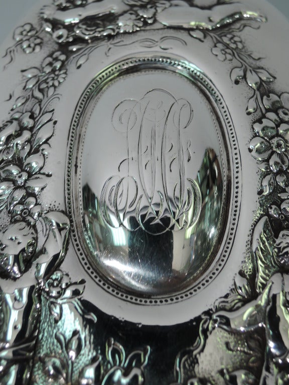 Tiffany Vanity Set - Rococo - American Sterling Silver - C1900 4