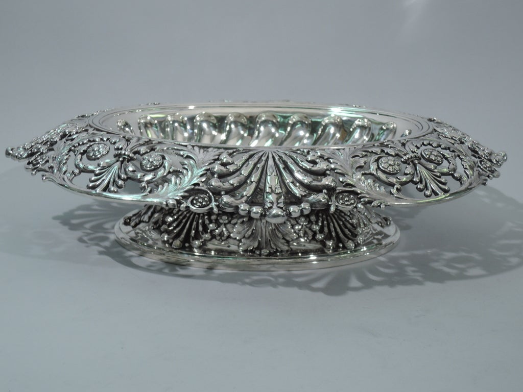Gilded Age Tiffany Centerpiece Bowl - Large & Heavy - American Sterling Silver - C 1905
