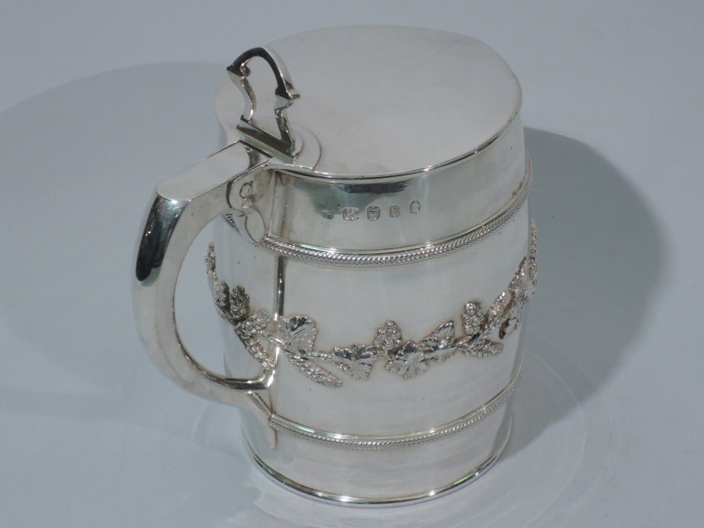 George III Tankard - English Sterling Silver - Wakelin & Robert Garrard - 1801
