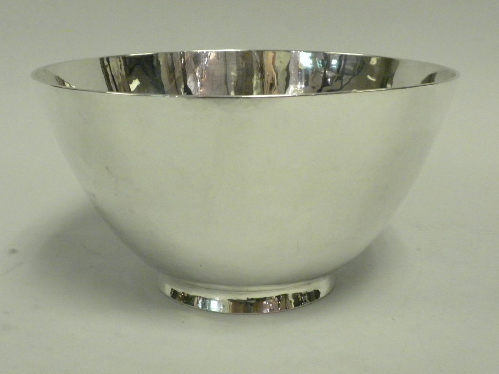 Tiffany & Co. Art Moderne Sterling Silver Bowl, New York, Circa