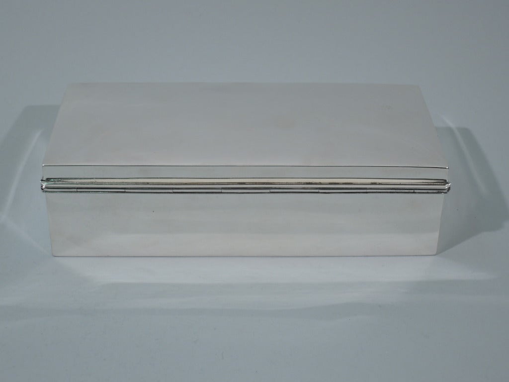 Women's or Men's Tiffany Desk Box - American Sterling Silver - C 1913