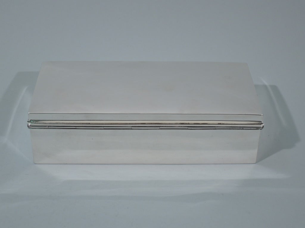Tiffany Desk Box - American Sterling Silver - C 1913 1