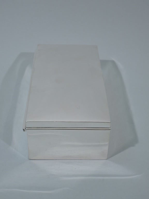 Tiffany Desk Box - American Sterling Silver - C 1913 2