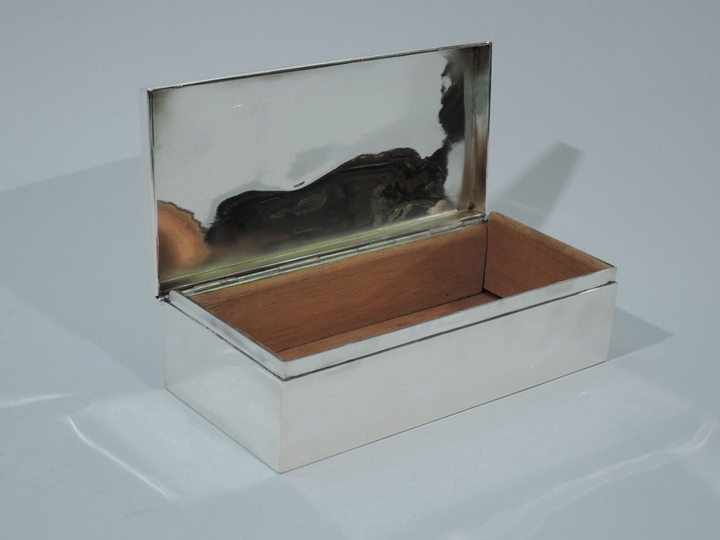 Tiffany Desk Box - American Sterling Silver - C 1913 3