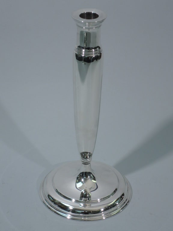 Tiffany Candlesticks - Large & Sleek - American Sterling Silver - C 1907 1