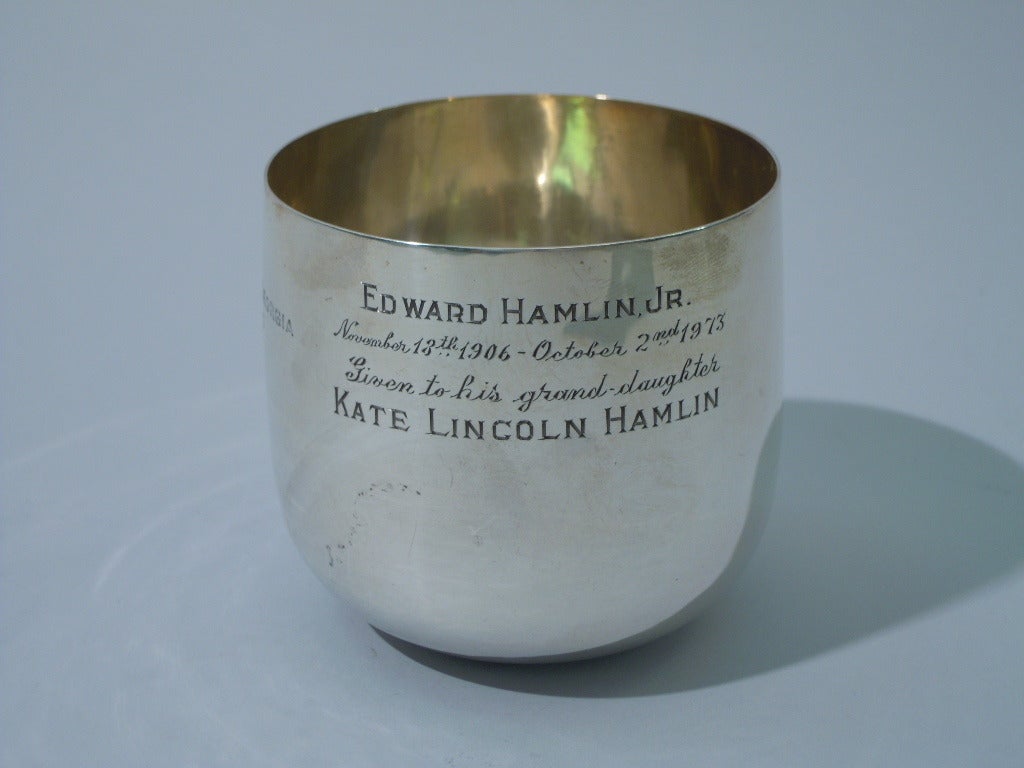 Georgian Silver Cup with Southern Confederacy Association