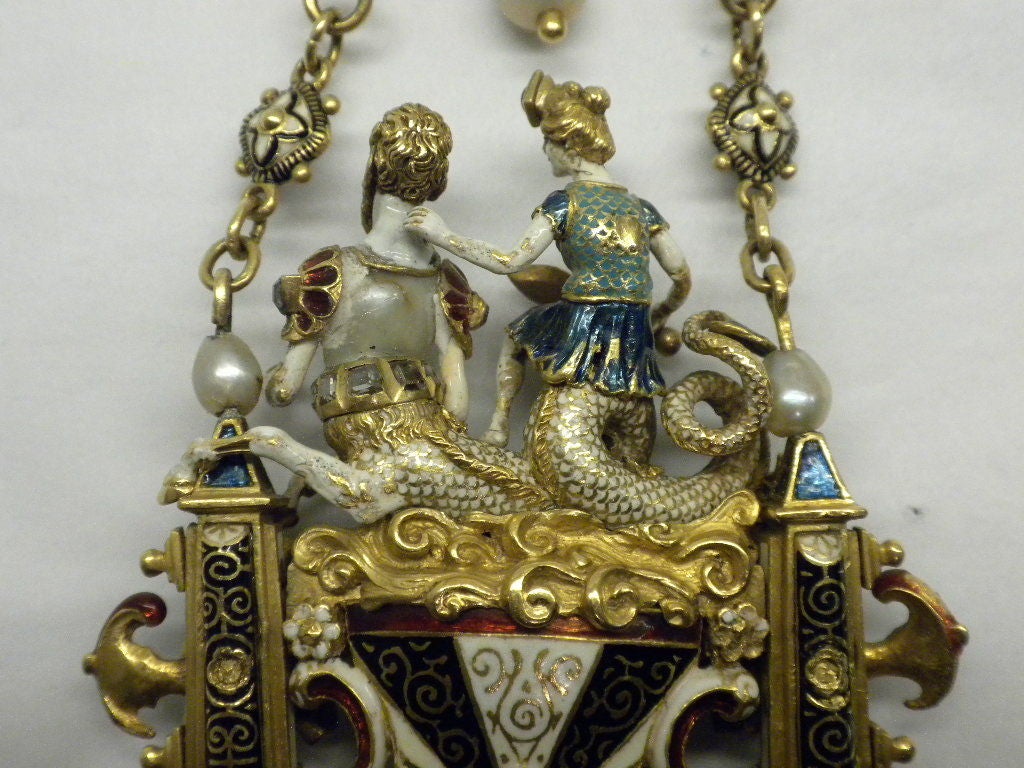 Renaissance Revival Gold & Gemstone Pendant, Circa 1880 3