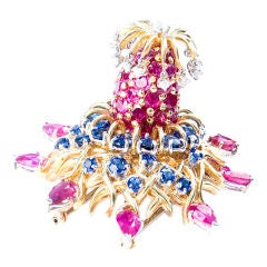 JEAN SCHLUMBERGER "Ancolie" Flower Brooch