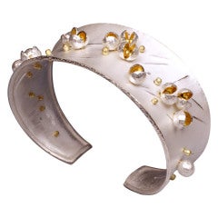 Anticlastic Sterling Cuff Bracelet